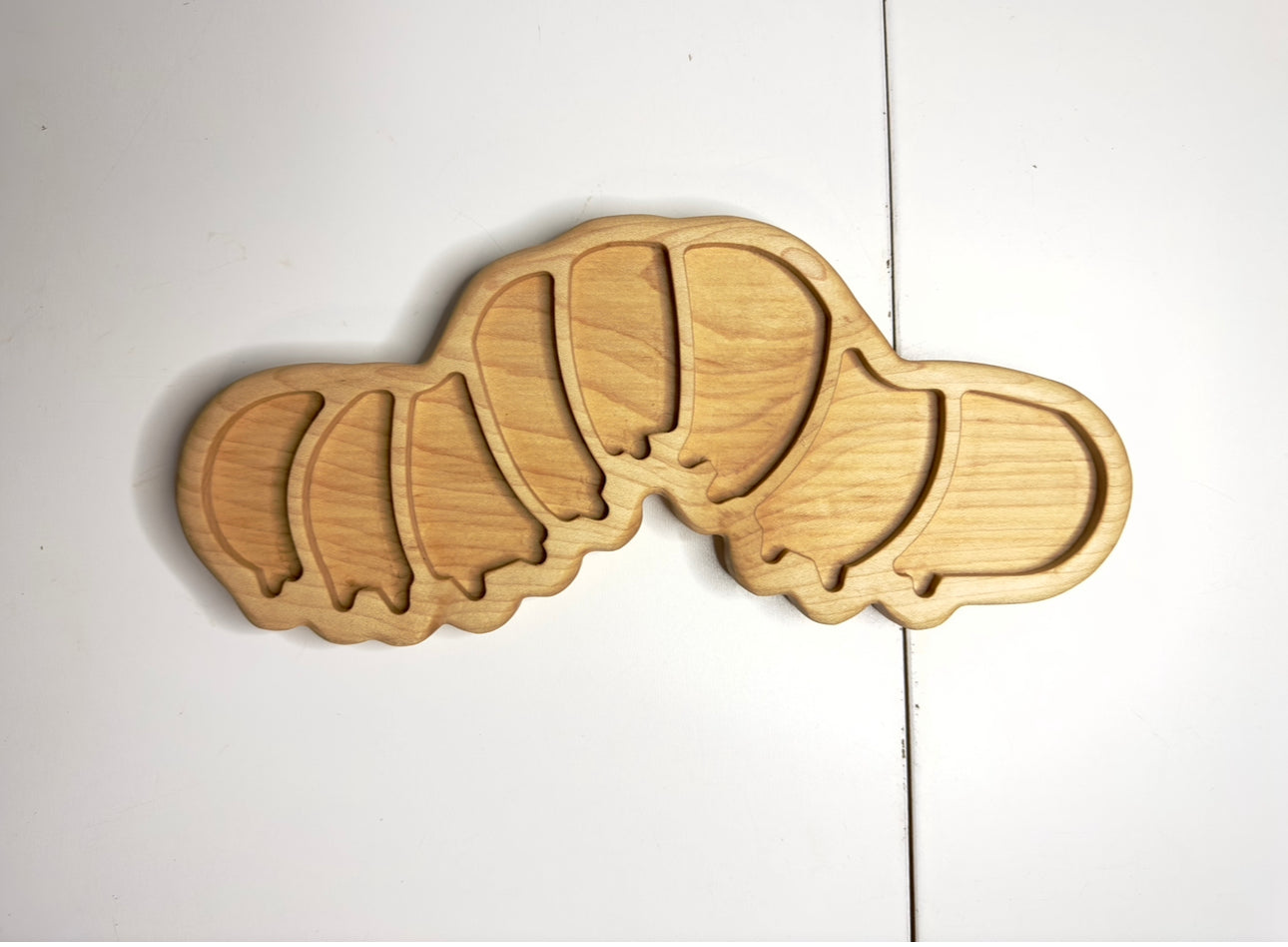 Caterpillar maple Wood sensory tray