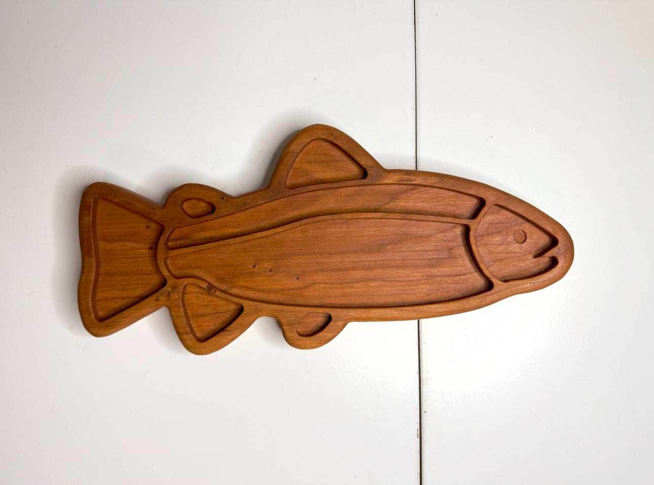 Fish cherry Wood sensory tray