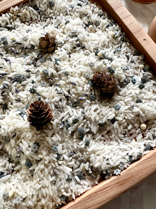 Winter woodland sensory mix