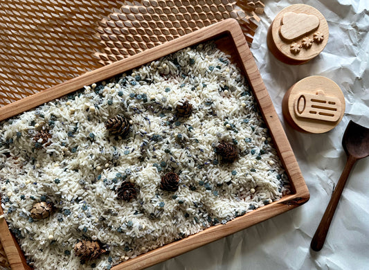 Winter woodland sensory mix