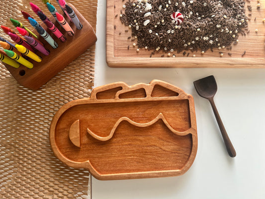 Hot Cocoa Mug sensory tray