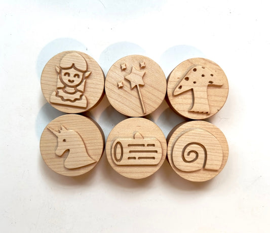 FOREST FAIRY play dough STAMP Set