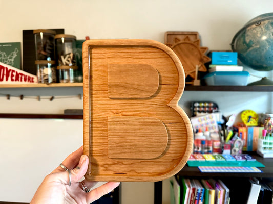 Any Alphabet Uppercase LETTER play tray