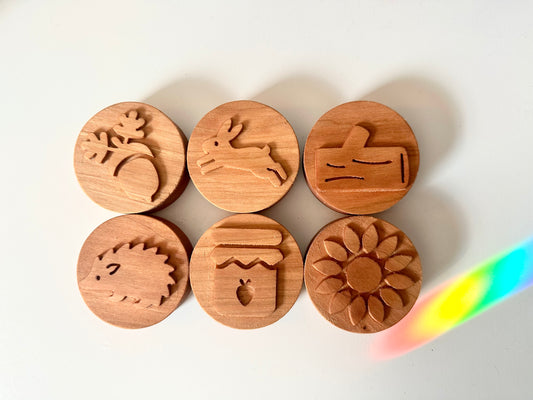 Autumn days play dough stamp set