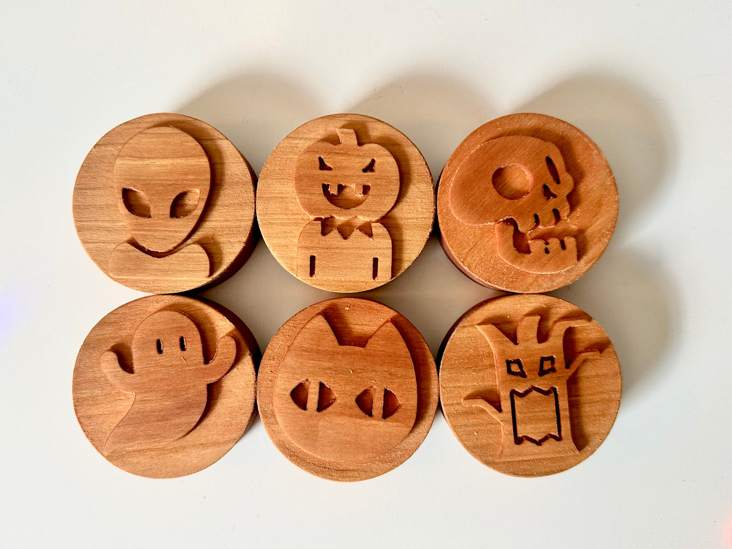 Spooky gang play dough stamp set