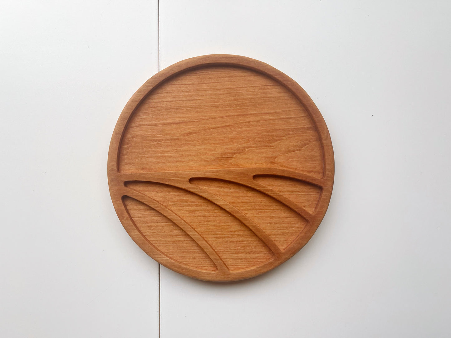 Fields - cherry wood sensory tray