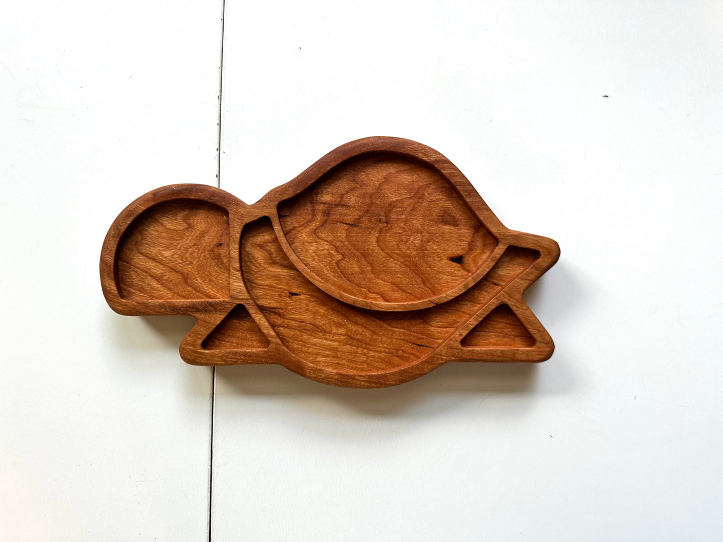 TURTLE cherry wood tinker tray board