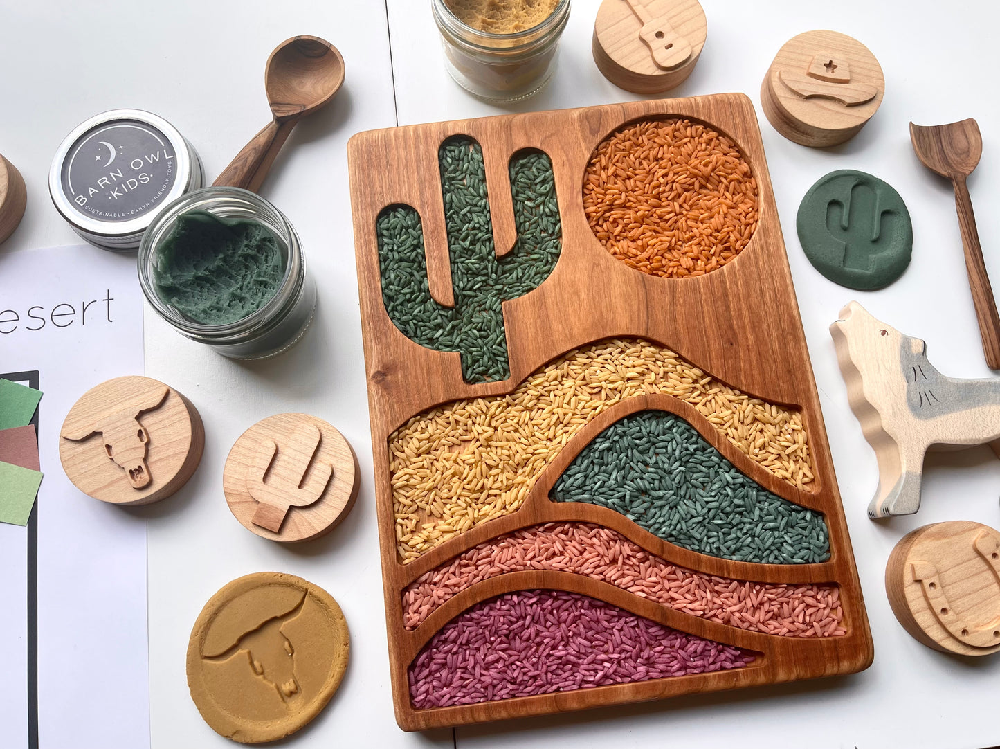 DESERT playscape sensory board