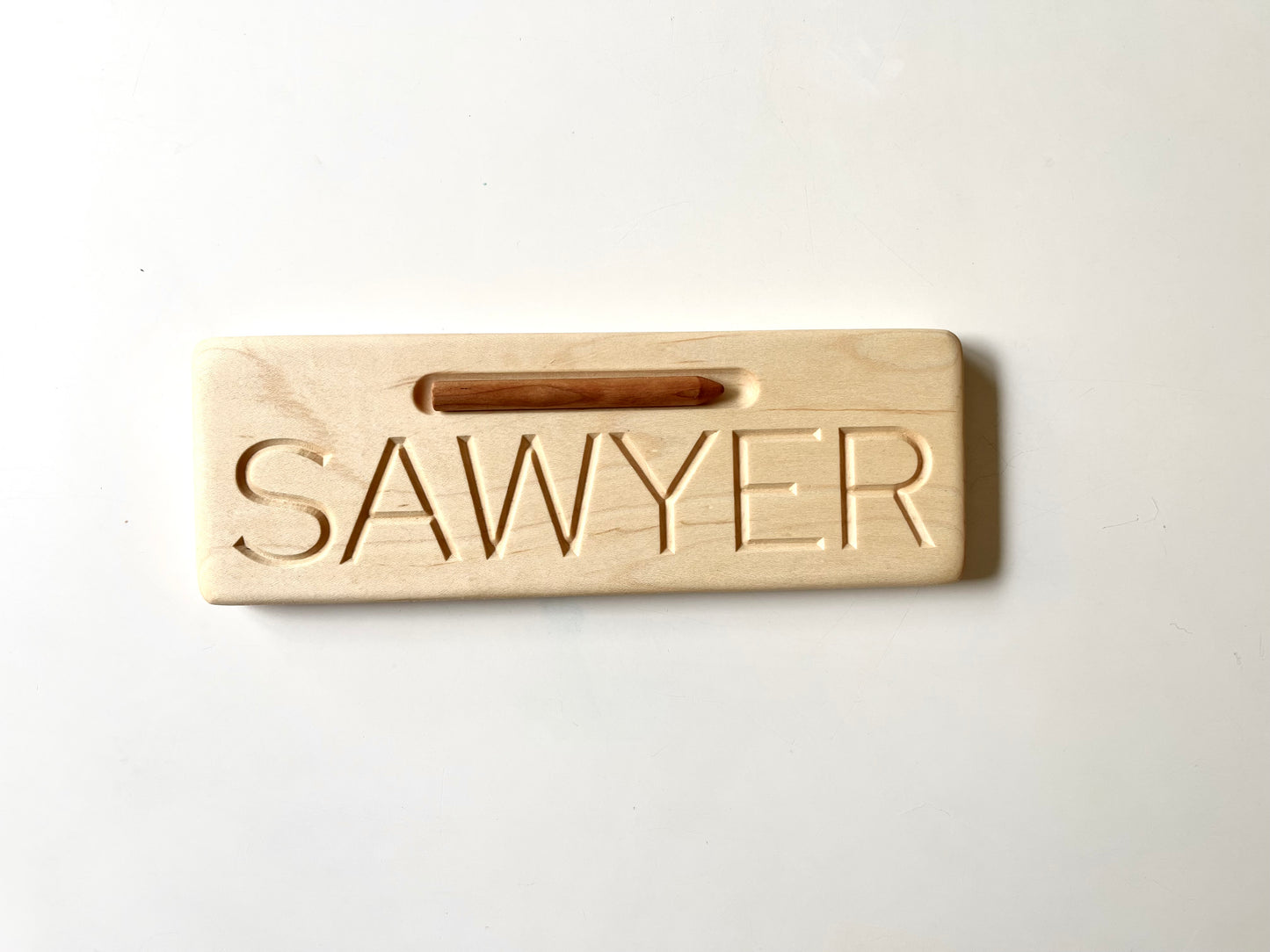 Custom name tracing tray