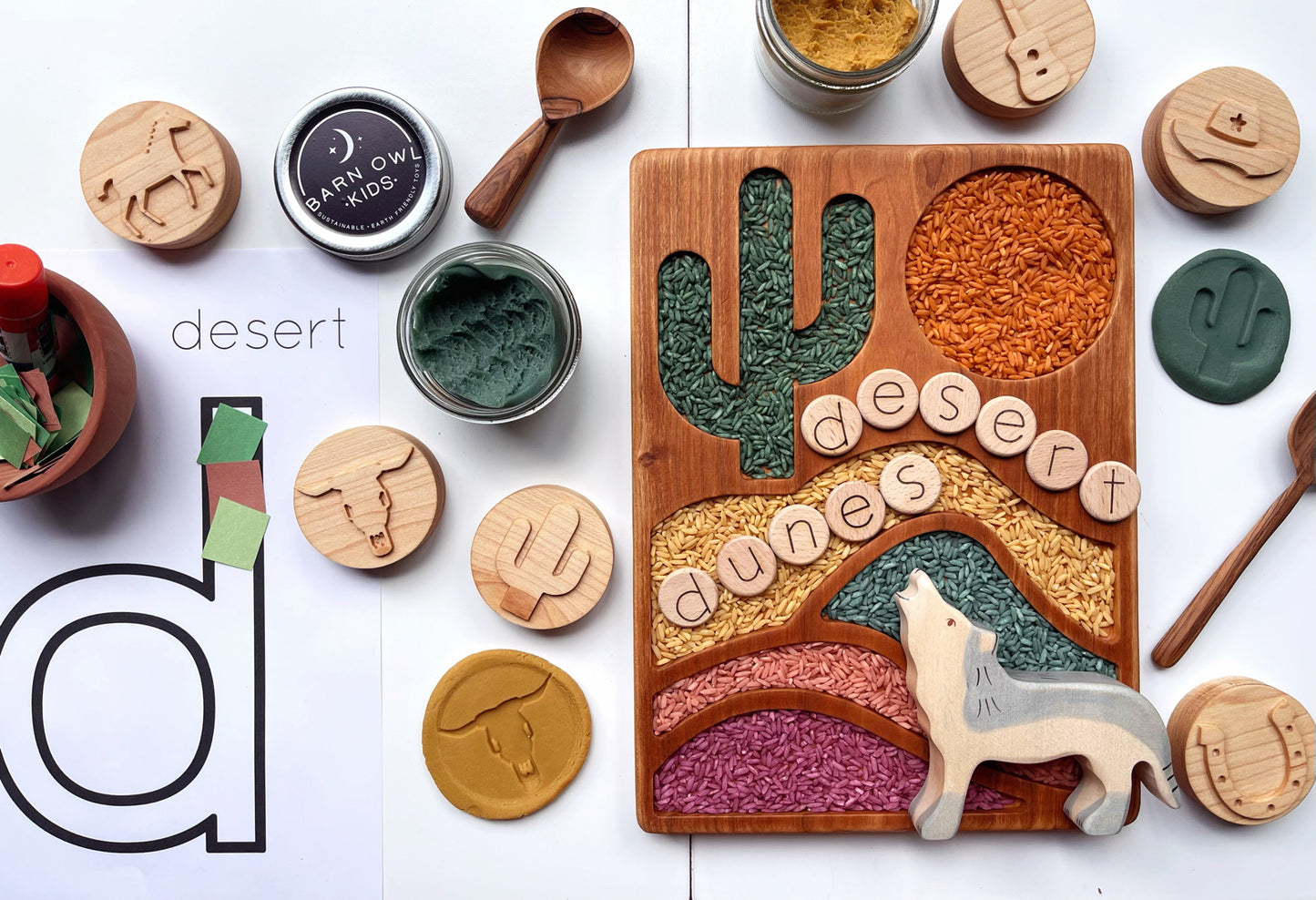 DESERT playscape sensory board