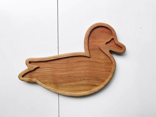 DUCK cherry wood sensory tray board