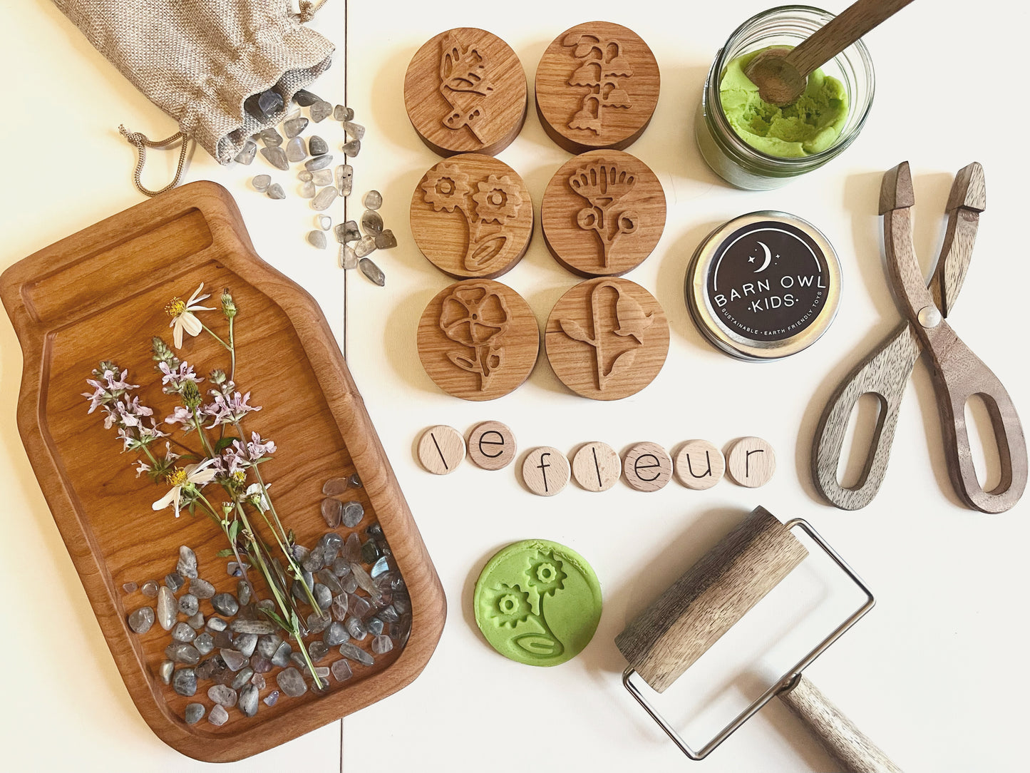 JAR cherry wood sensory tray