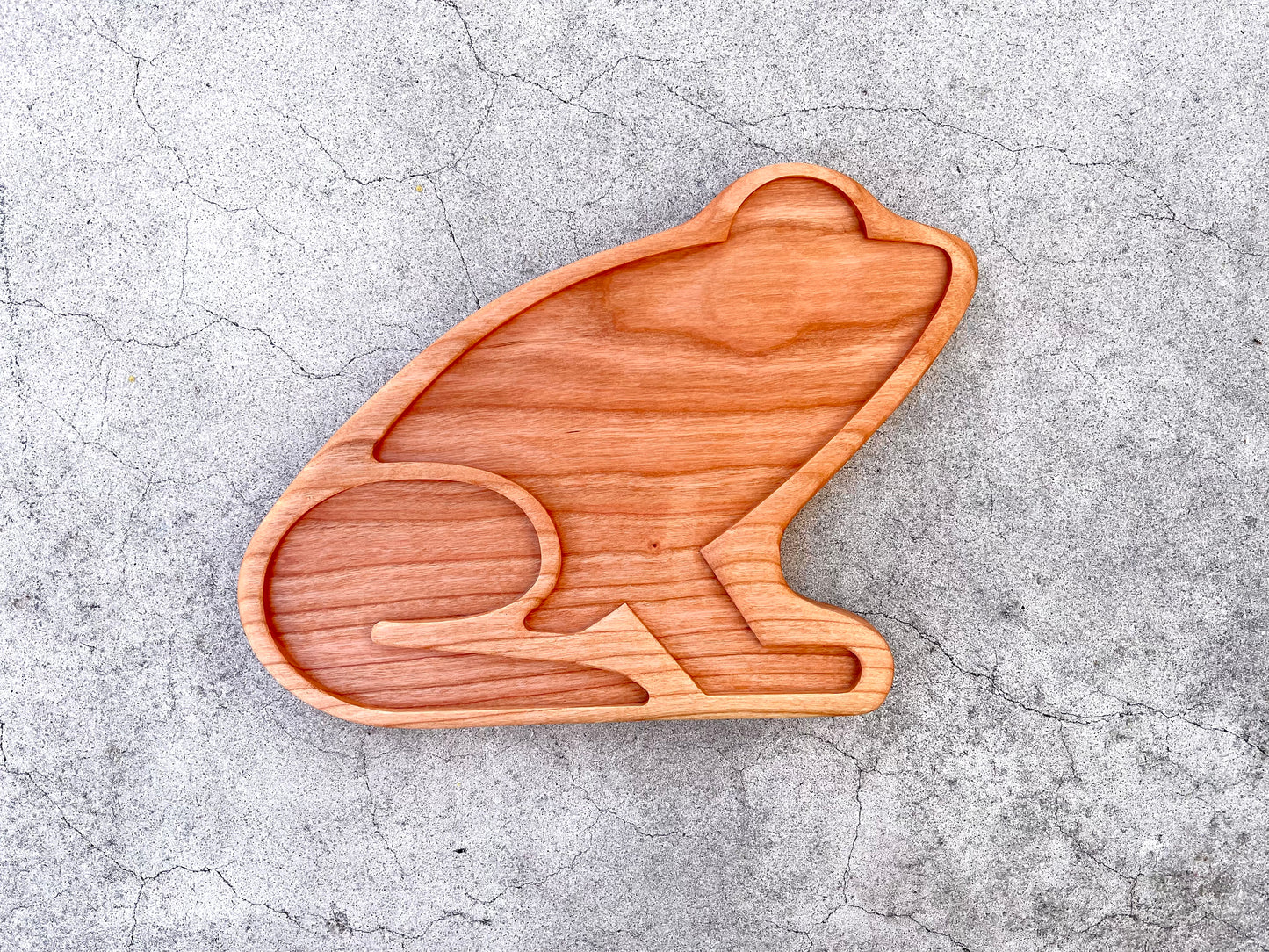 FROG cherry wood tinker tray board