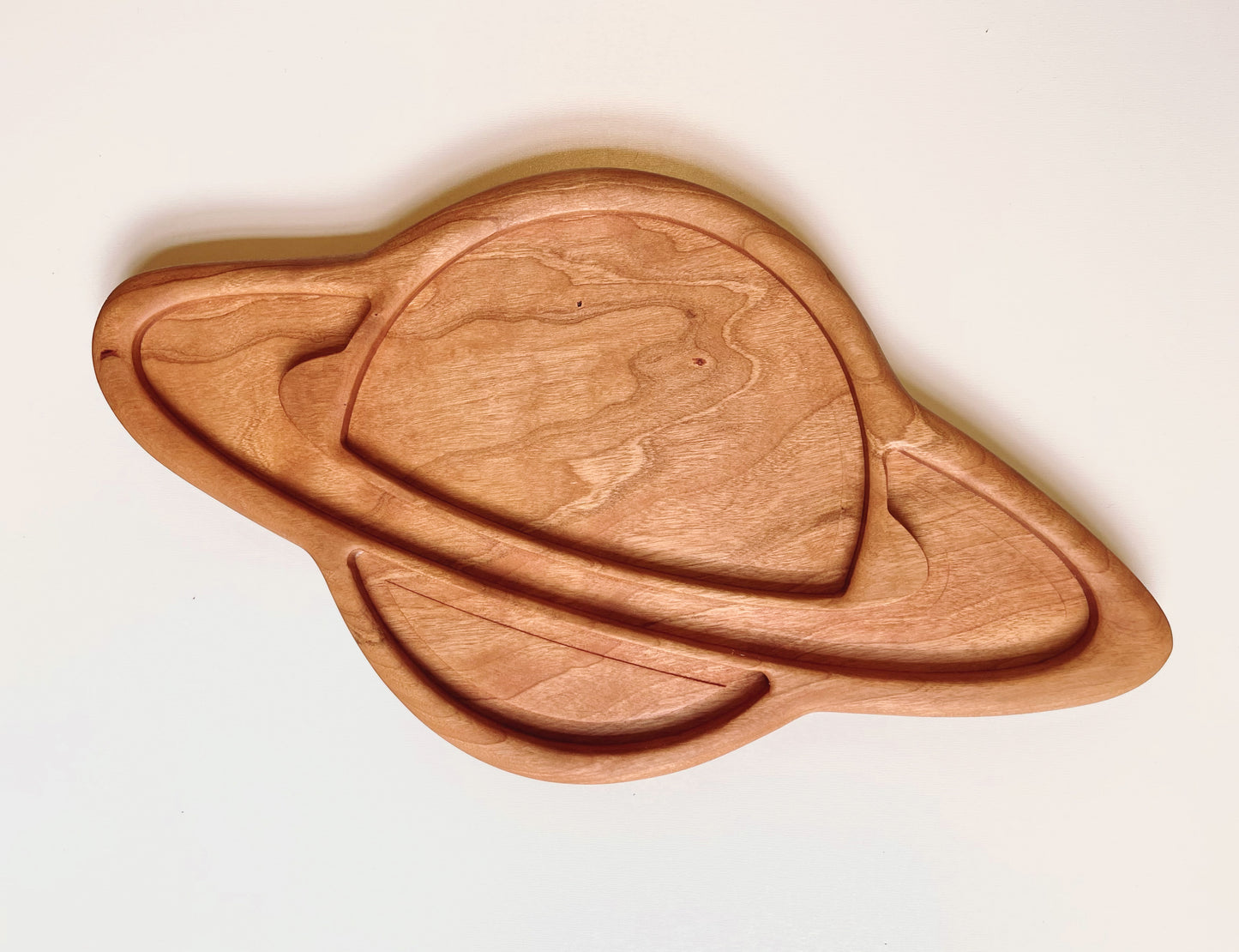 SATURN - PLANET cherry wood sorting tray