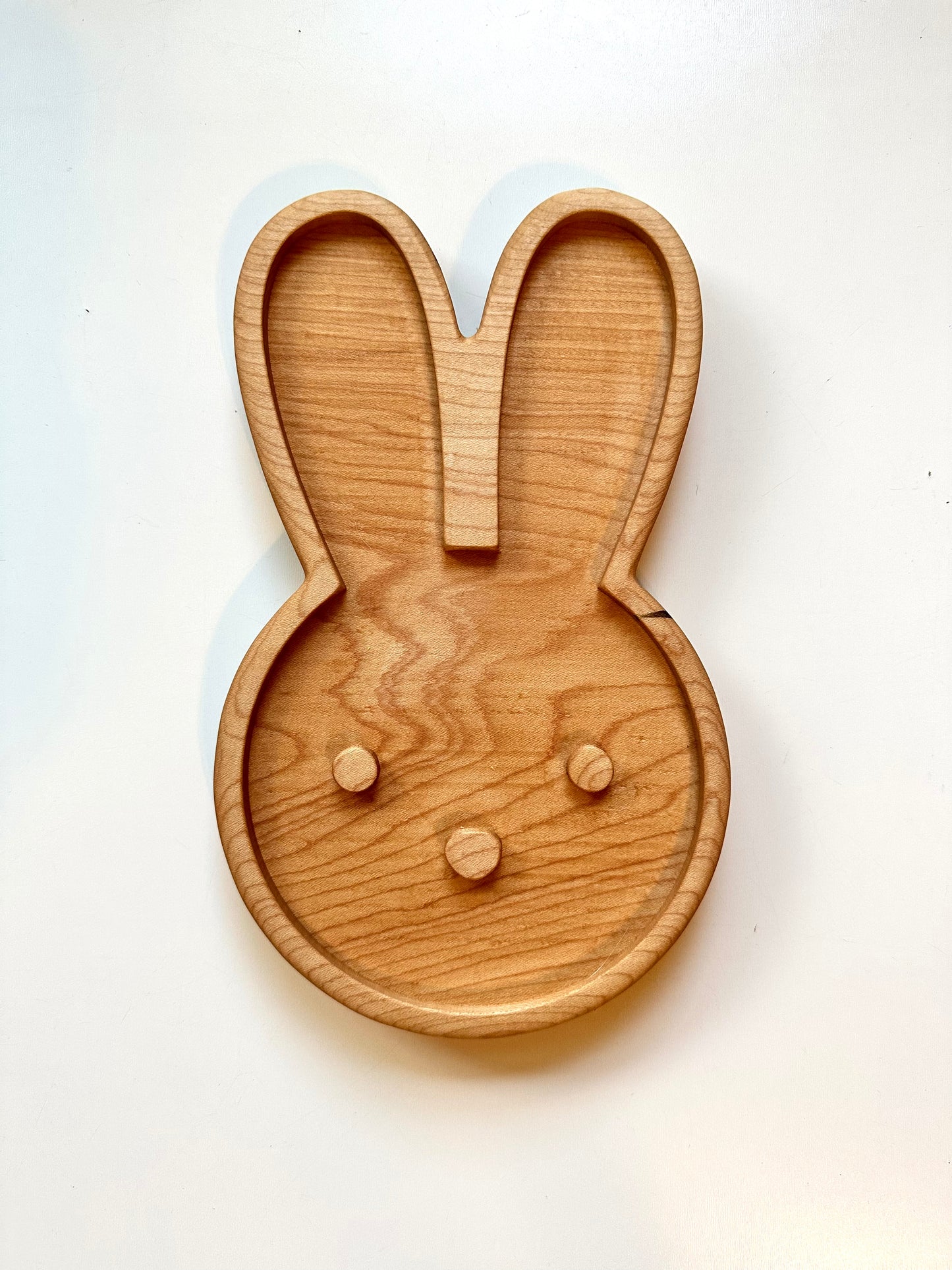 BUNNY RABBIT maple wood tinker tray board